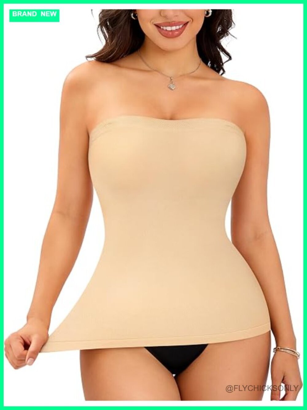 Strapless Shapewear Tank Top Tummy Control Body Shaper Tube Top